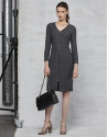 Marengo gray stretch fabric dress