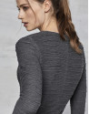Vestido stretch gris marengo