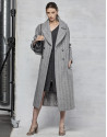 Vestido stretch gris marengo
