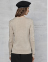 Jersey lana/cachemira color ivory