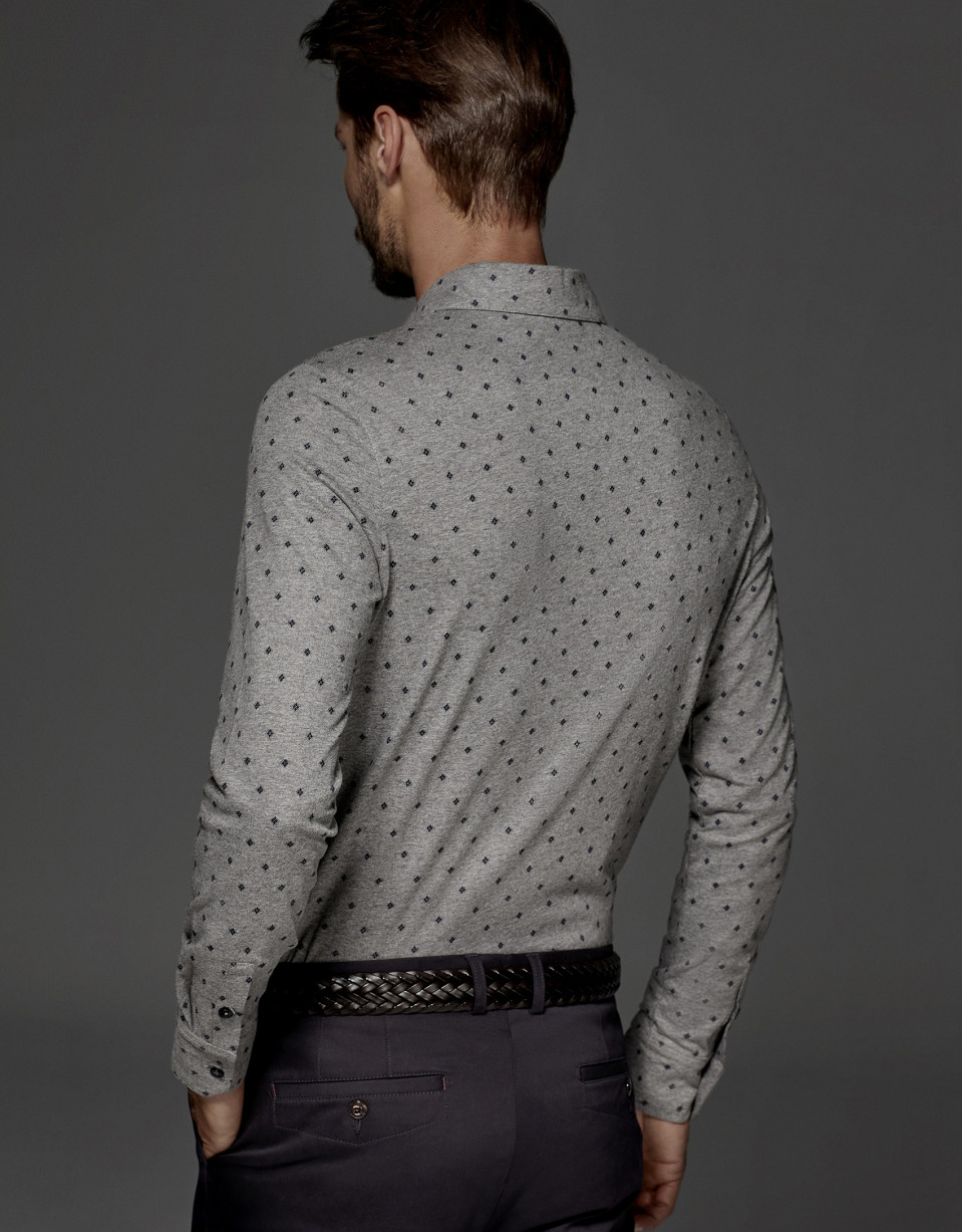 Pantalón chino algodón azul marino