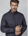 Navy blue short micro design windbreaker