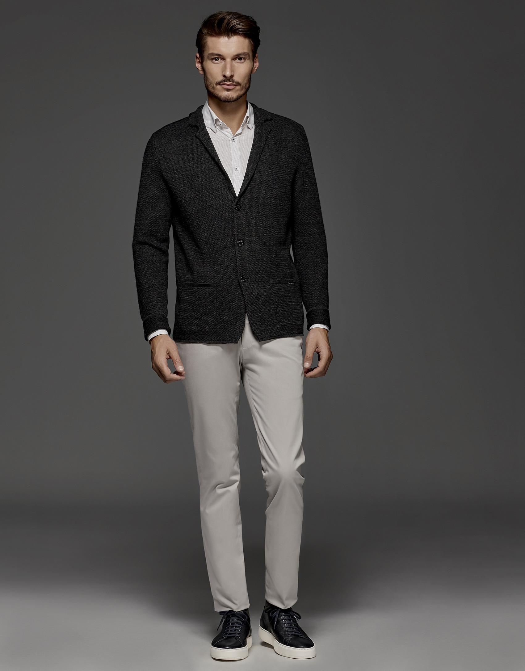 Gray sports jacket