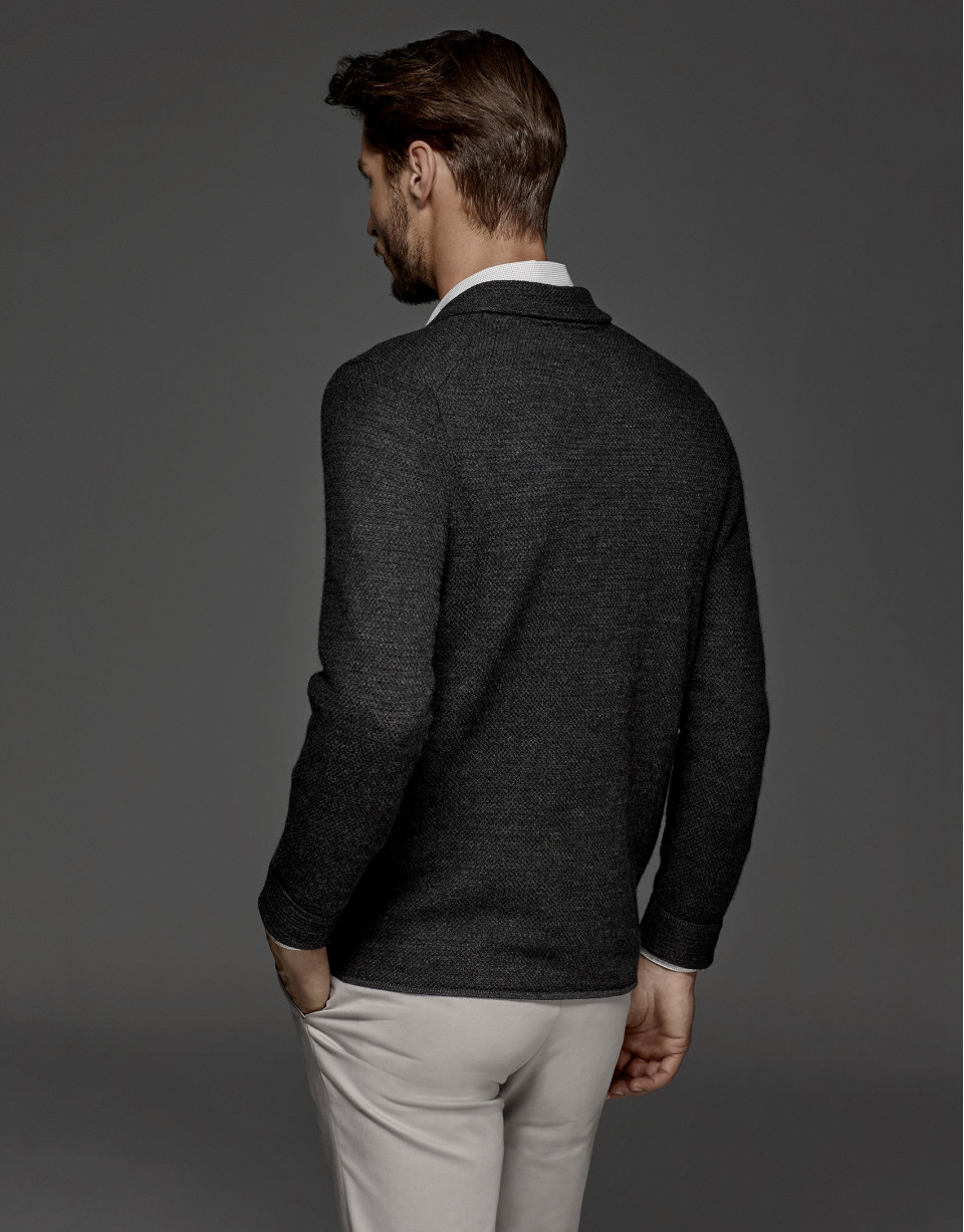 Gray sports jacket