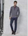 Chaqueta con cierrre cremallera gris