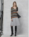 Silver gray culottes