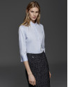 Camisa oxford azul pastel