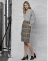 Silver gray wool/cashmere sweater