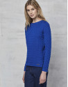 Sapphire blue merino wool sweater