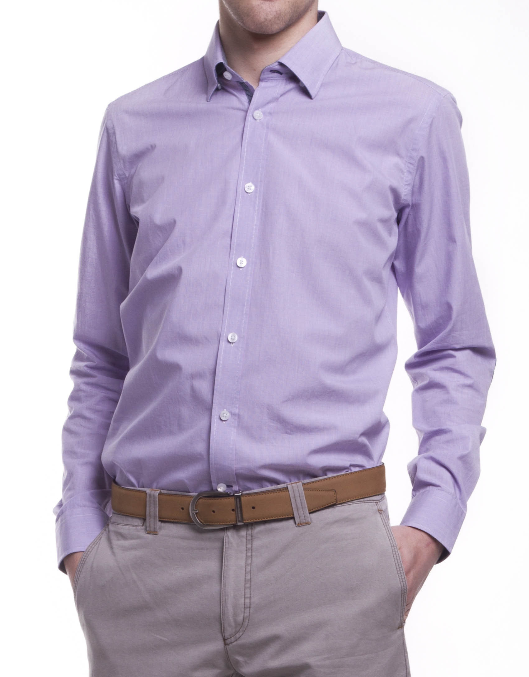 Camisa sport microdibujo