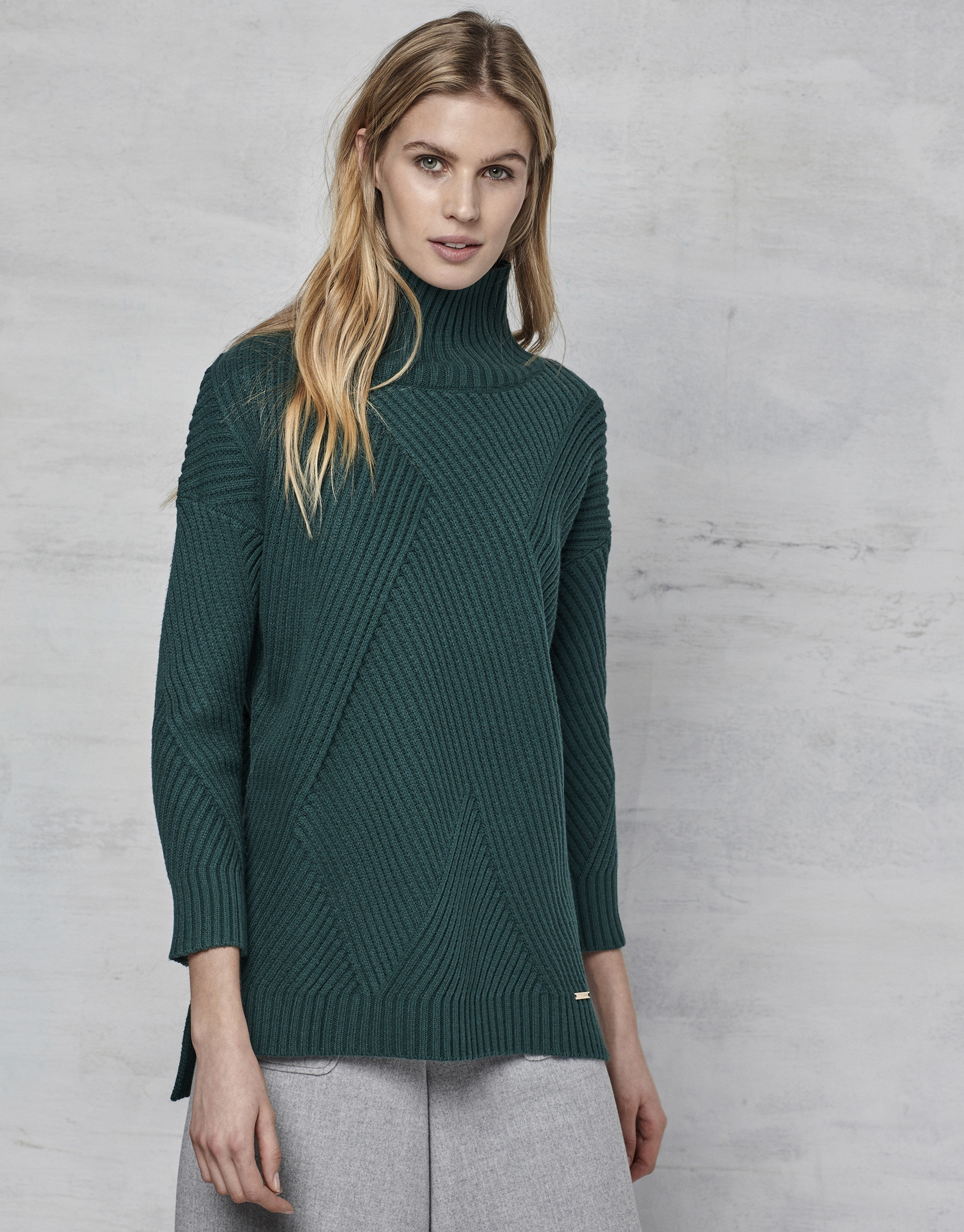 Jersey oversize verde esmaralda