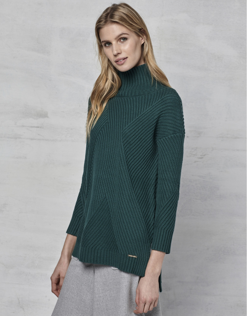 Jersey oversize verde esmaralda