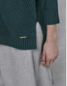 Emerald green oversize sweater