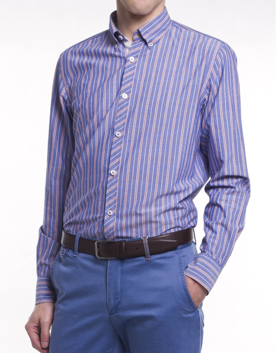 Camisa sport multi rayas