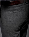 Gray dress pants with darting