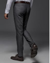 Pantalón de vestir con pinza gris