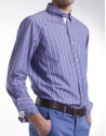 Camisa sport multi rayas