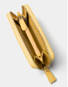 Yellow Saffiano leather mili billfold