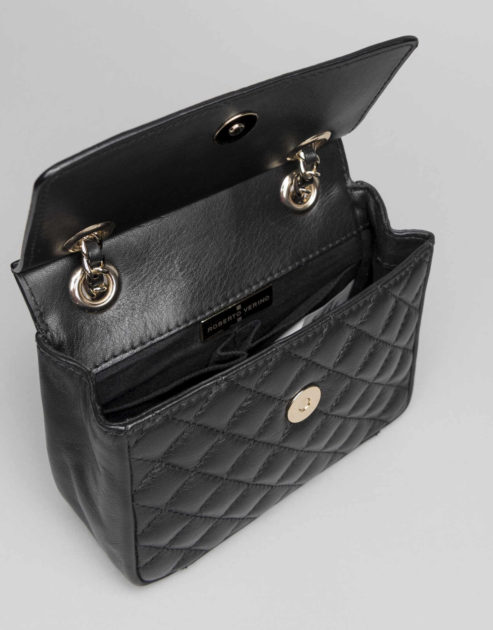 Black leather Ghauri mini shoulder bag