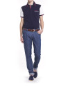 Two color polo shirt 