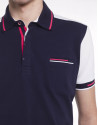 Two color polo shirt 