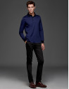 Pantalón chino algodón negro