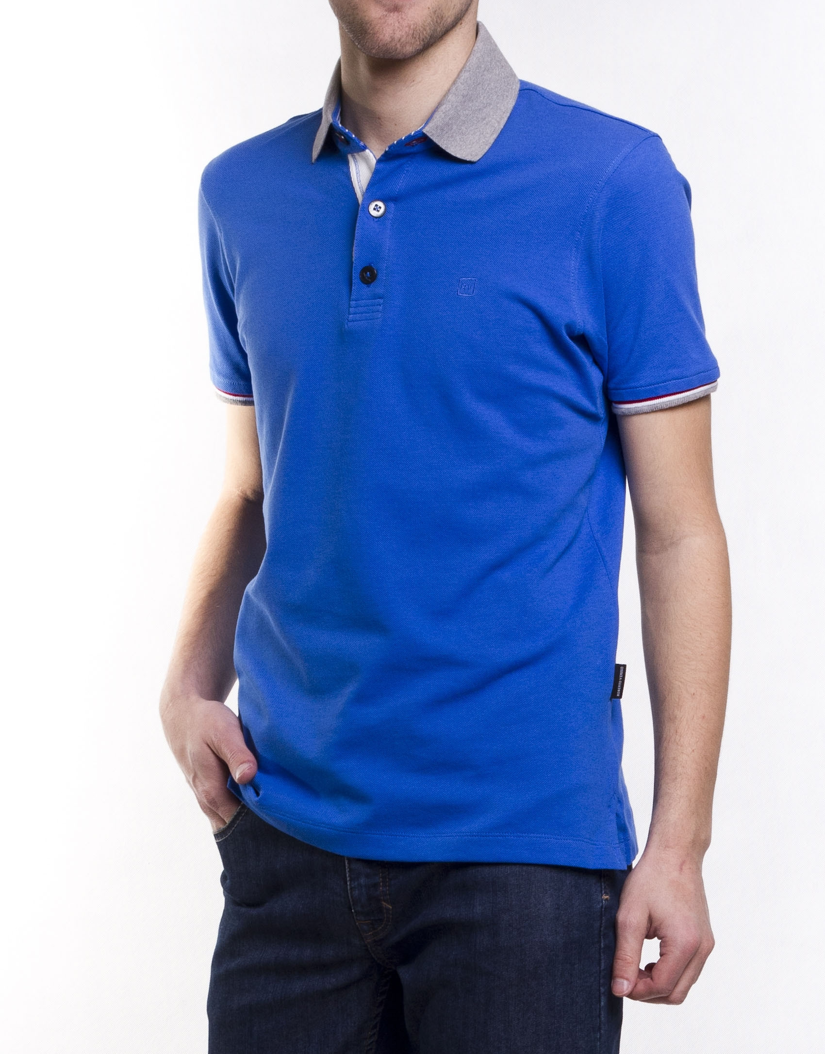 Polo cuello canalé