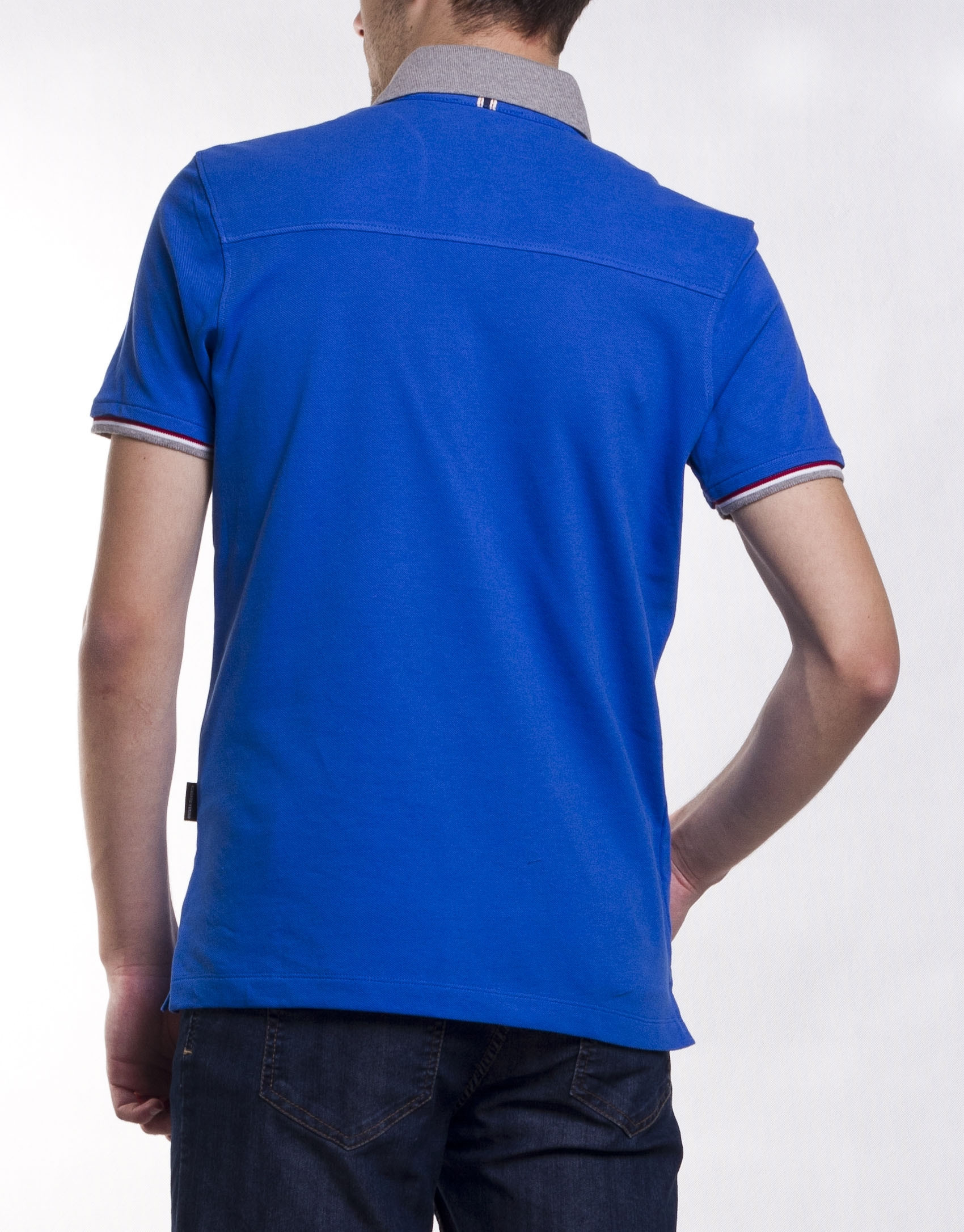 Polo cuello canalé