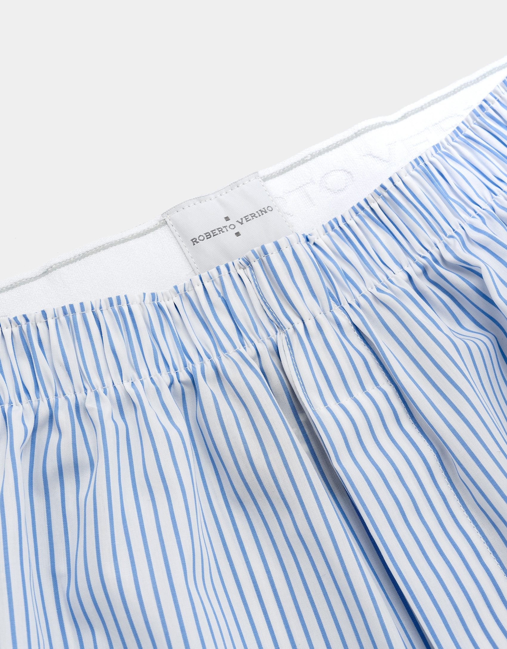 Bóxer tela listas blancas