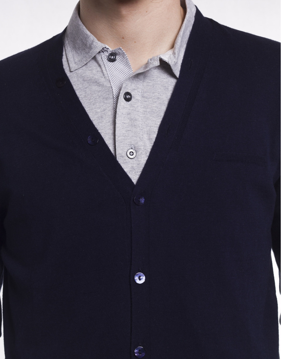 Cardigan type jacket