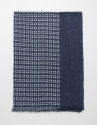 Foulard cuadritos azulón