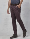 Burgundy cotton chinos