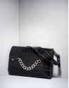 Black alligator leather Sena billfold