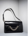 Black alligator leather Sena billfold