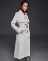 Long white raincoat