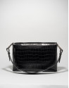 Black alligator leather Sena billfold
