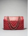 Bolso shoulder piel rojo Ghauri
