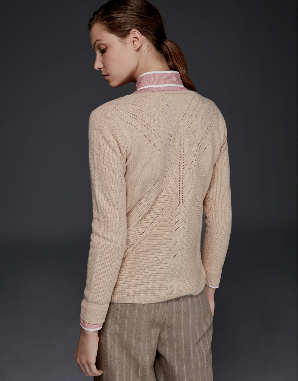 Ivory merino wool sweater 