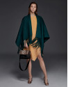 Camel knit asymmetric dress