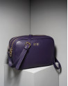 Dark violet Taylor leather shoulder bag