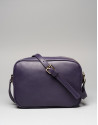 Dark violet Taylor leather shoulder bag