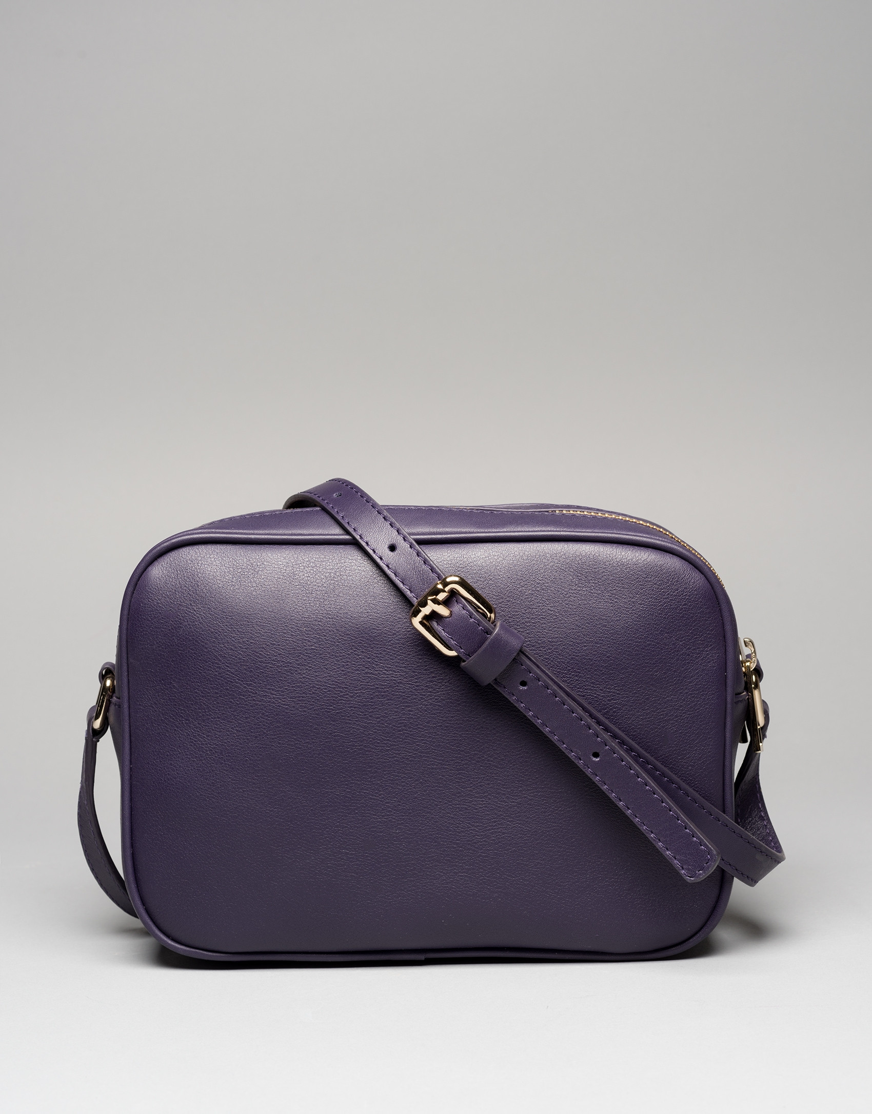 Dark violet Taylor leather shoulder bag