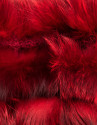 Red tubular fox collar