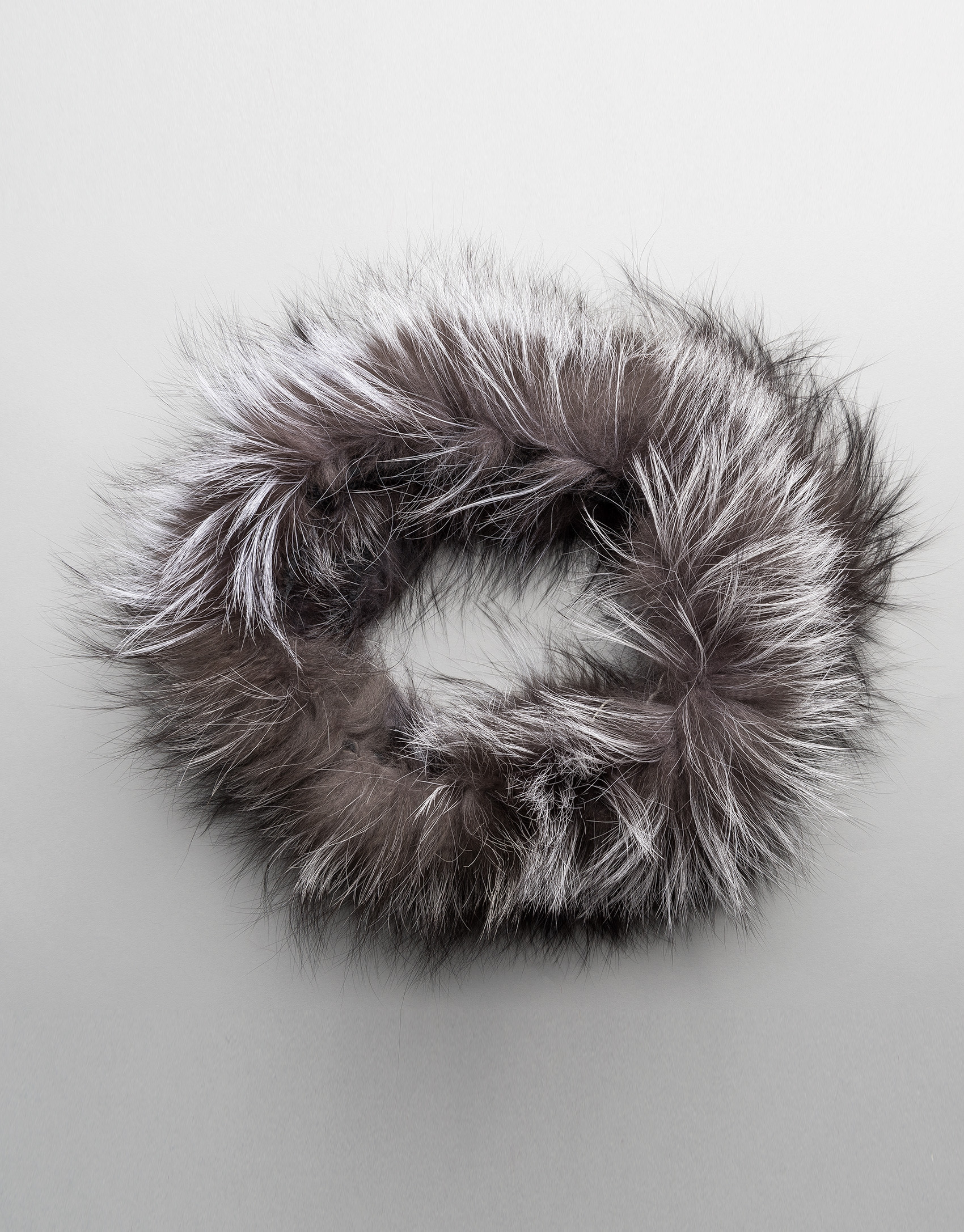 Cuello zorro tubular gris claro