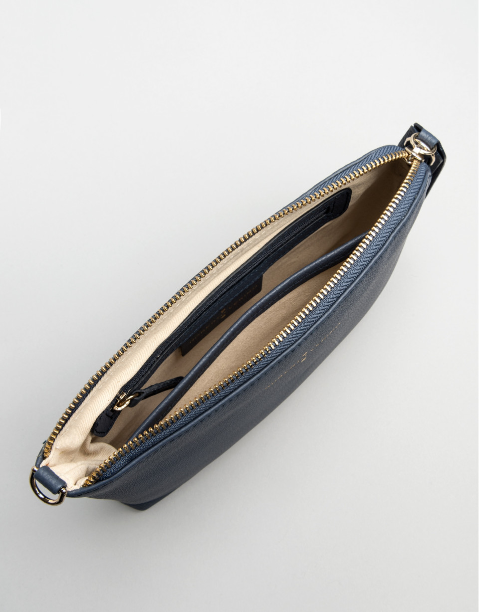 Bolso Clutch Lisa nano azul marino
