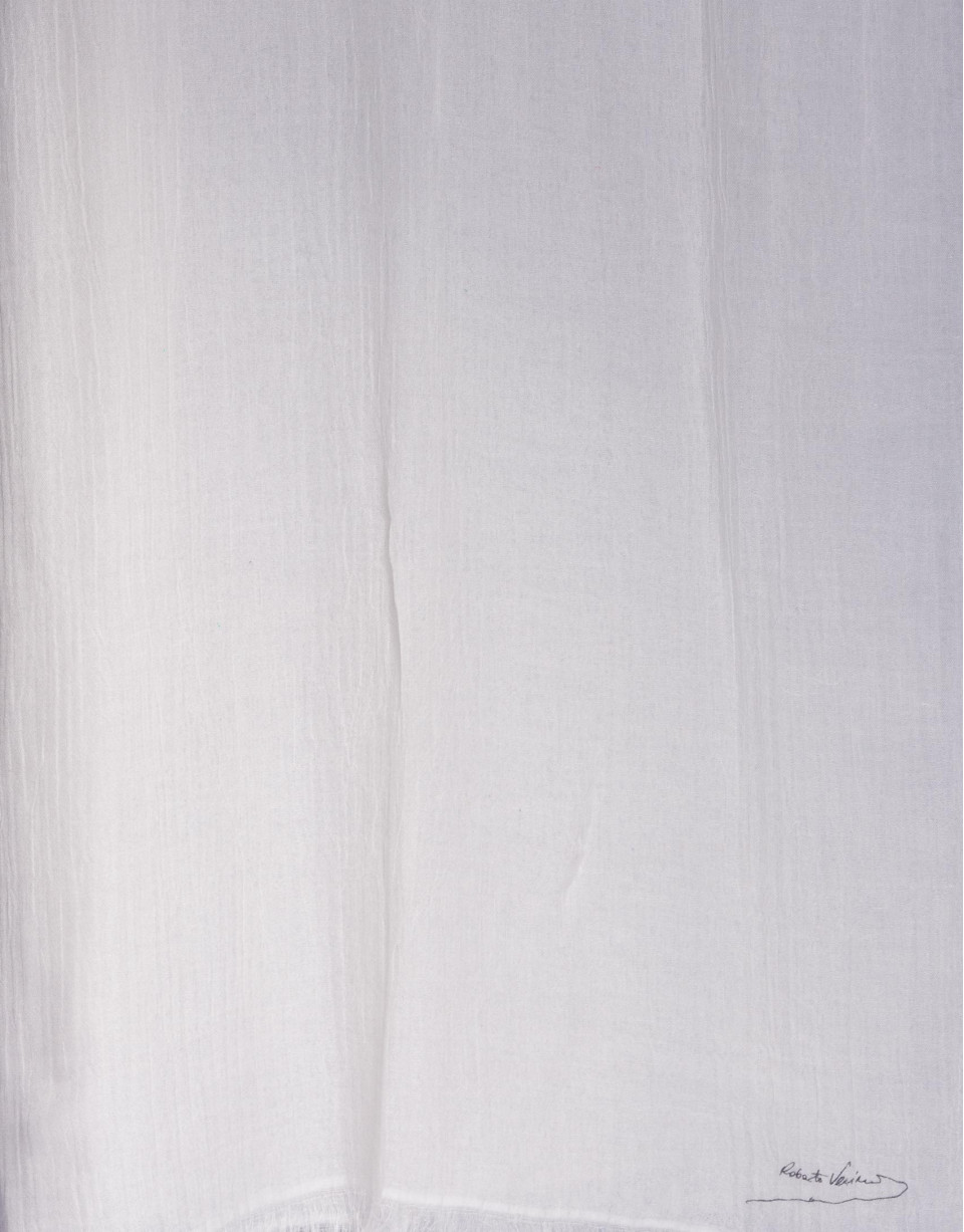 Foulard liso en blanco 