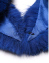 Klein blue fox collar