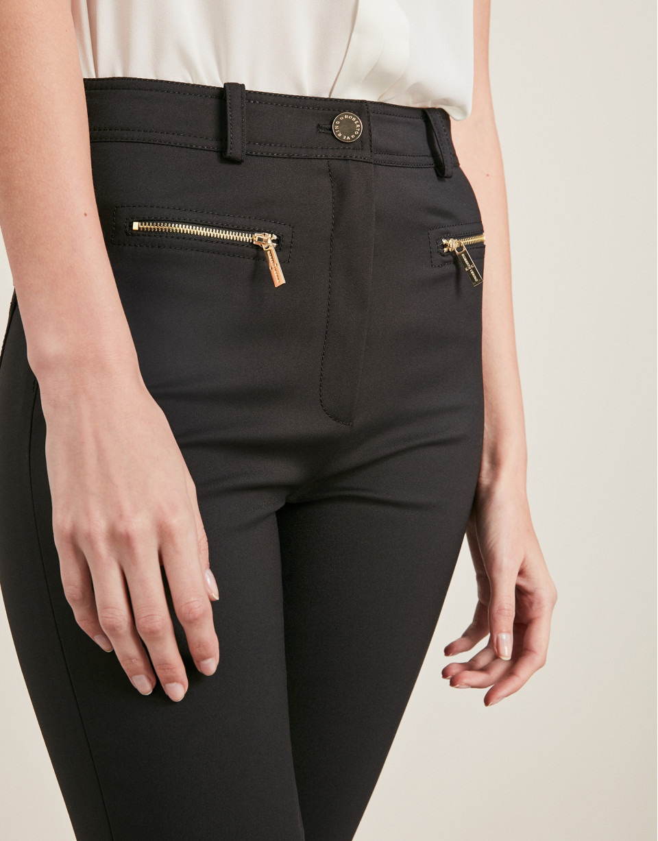 Black cigarette pants