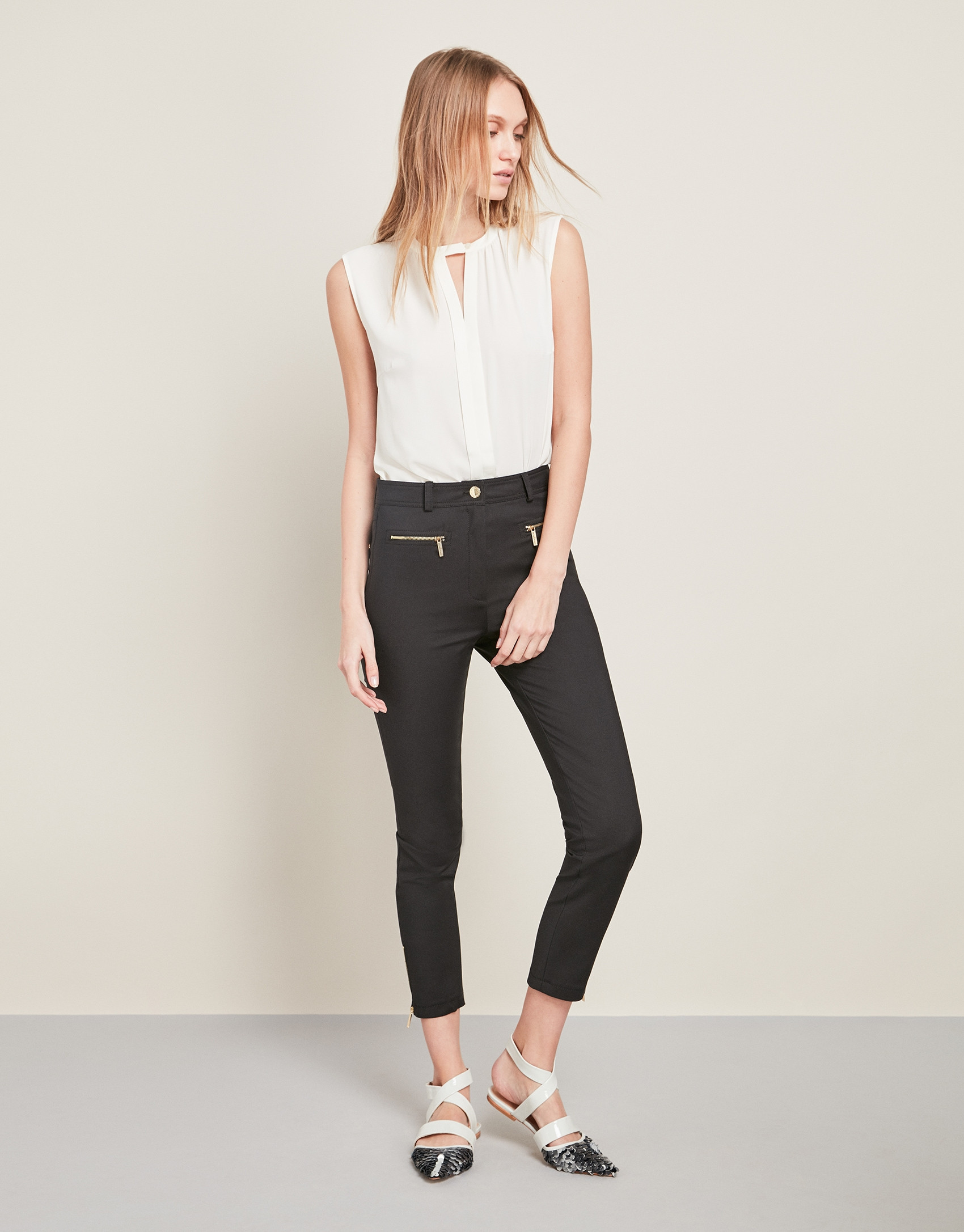 Black cigarette pants