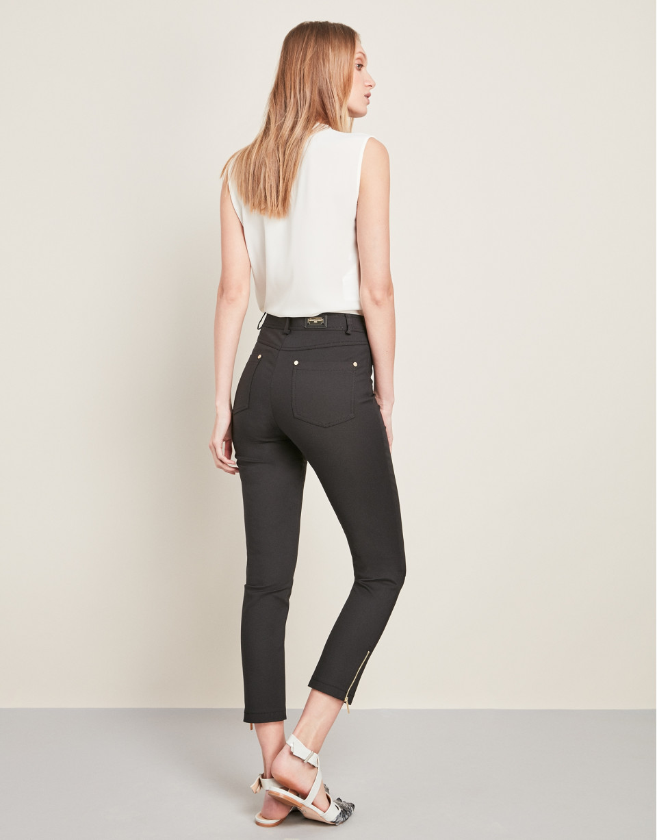 Black cigarette pants